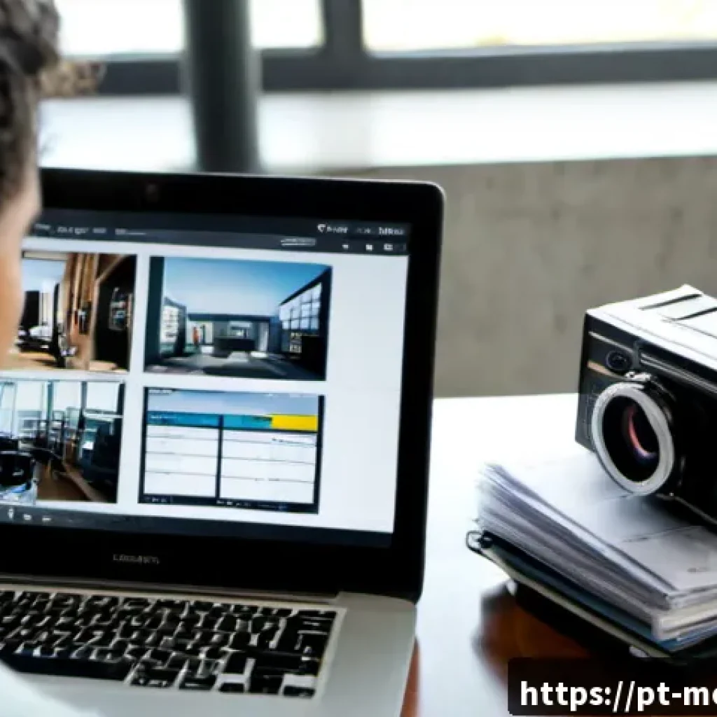 영화 제작사 채용공고 분석 - Photorealistic Brazilian film production office in São Paulo, a young professional carefully analyzi...